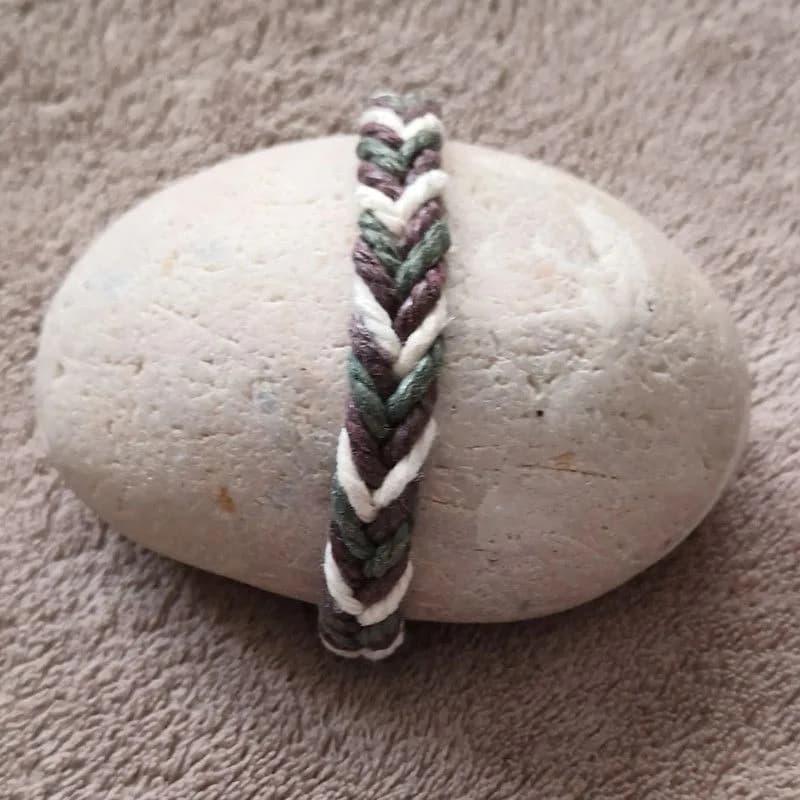 Bracelet tressé multicolore - style bohème - ajustable